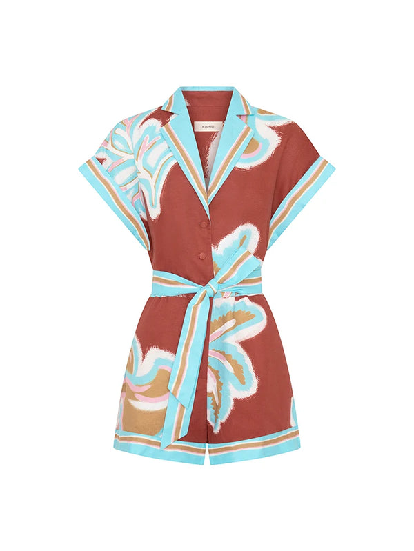 Enzo Playsuit - Pink