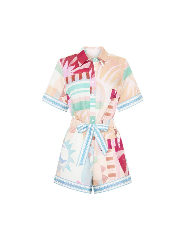 Yali Playsuit - Pink