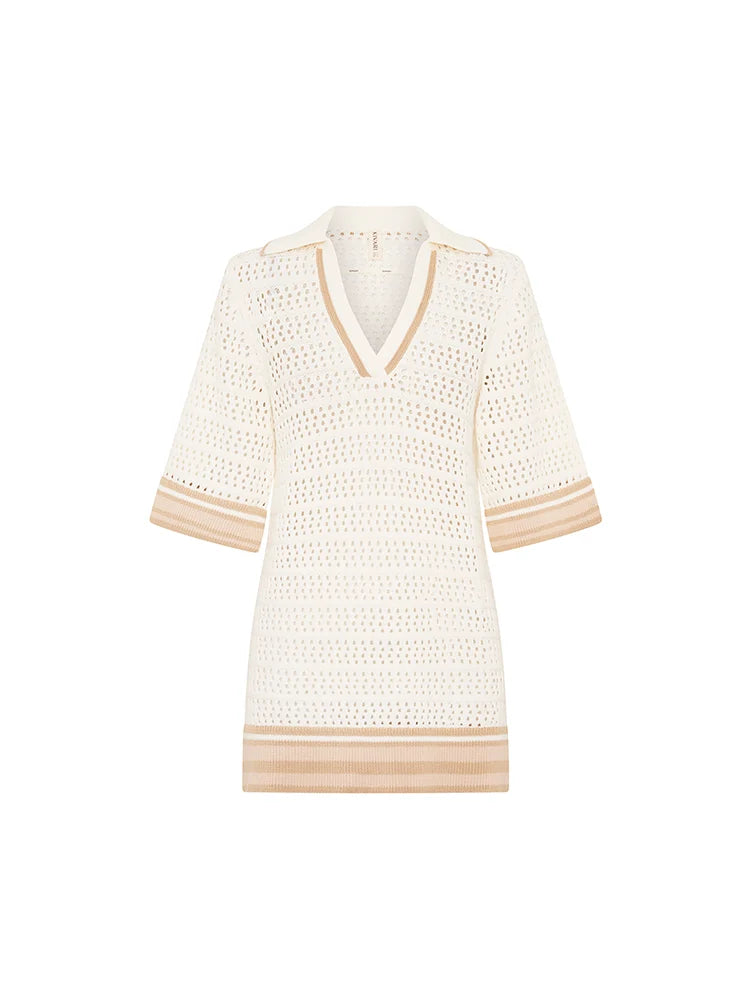 Mabel Knit Tunic - Cream