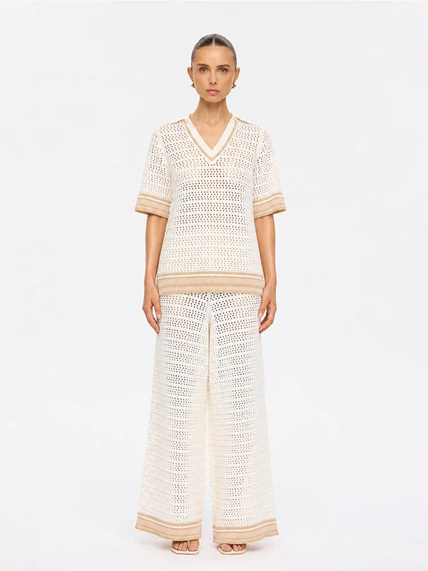 Mabel Knit Tunic - Cream