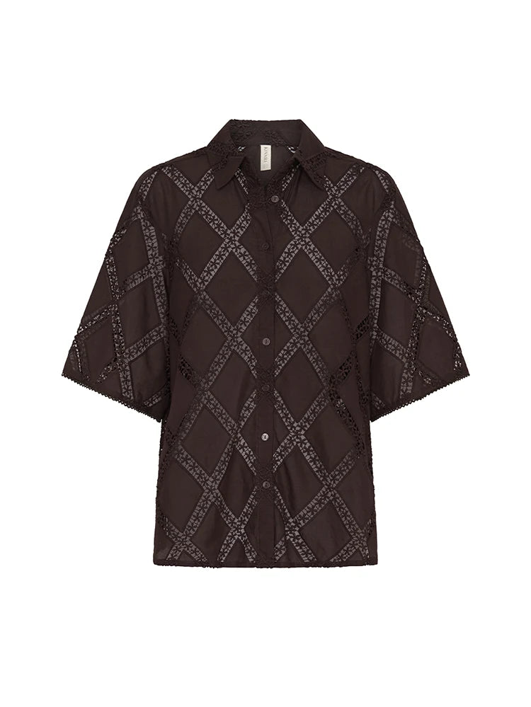 Izzy Shirt - Chocolate