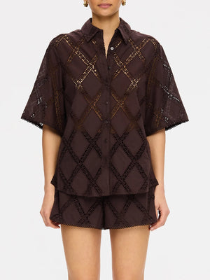 Izzy Shirt - Chocolate