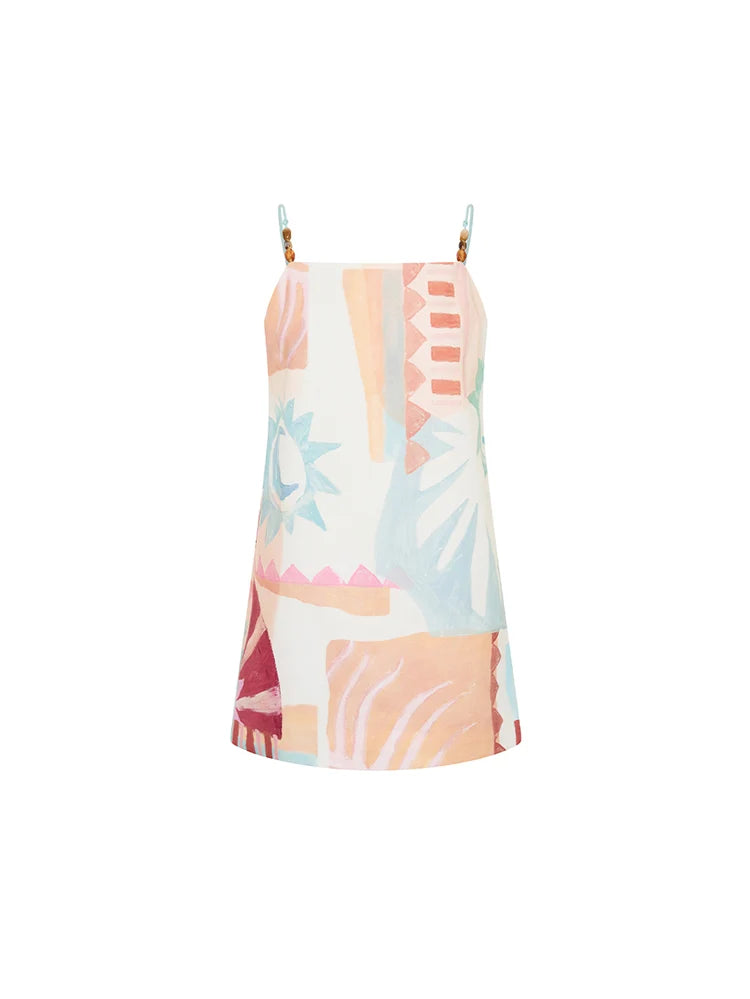 Yali Mini  Dress - Pink