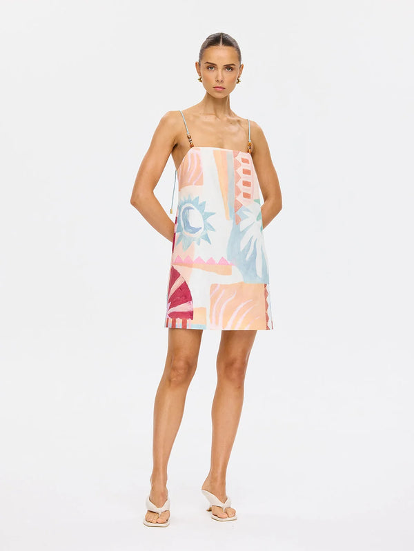 Yali Mini  Dress - Pink