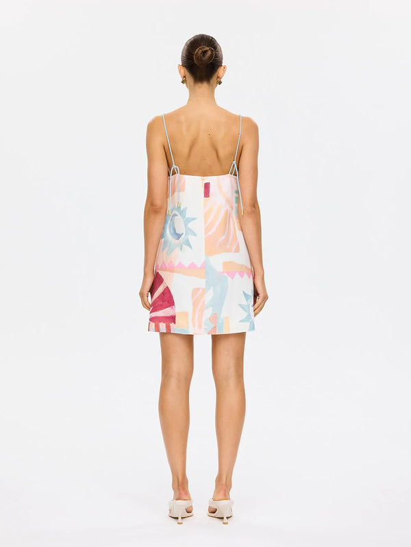 Yali Mini  Dress - Pink