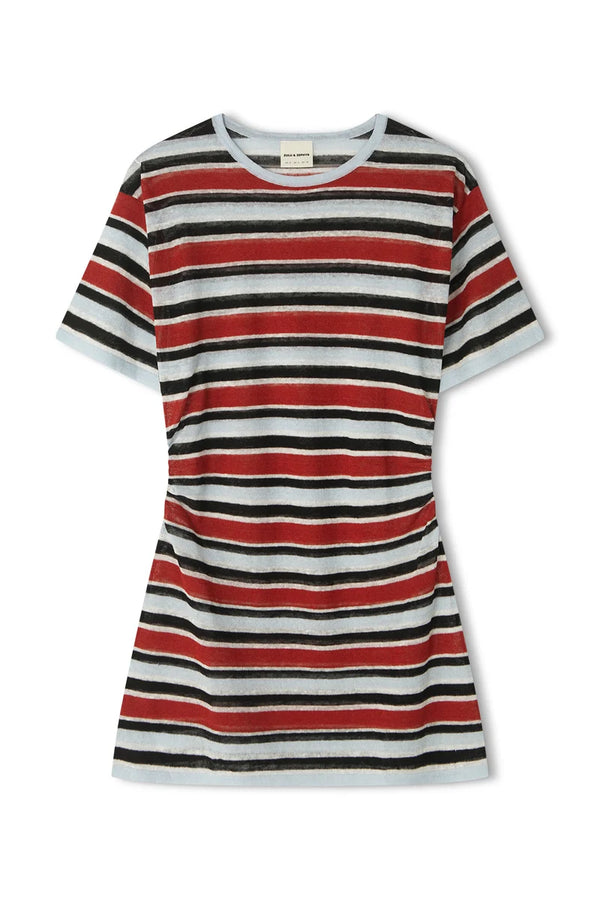 T- Shirt Knit Dress - Bold Stripe