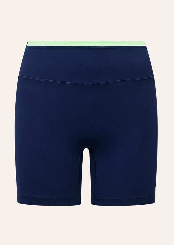 Stellar 5 Inch Bike Short - Dark Navy/Green Blue