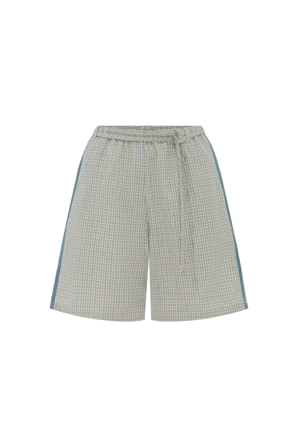 GABE LOUNGE SHORTS - BLUE CHECK