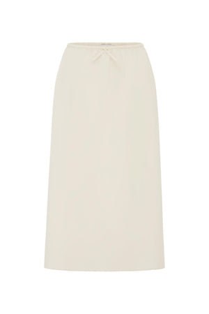 EMMY MIDI SKIRT - VANILLA