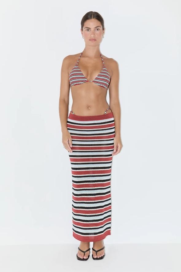 Knit Skirt - Bold Stripe