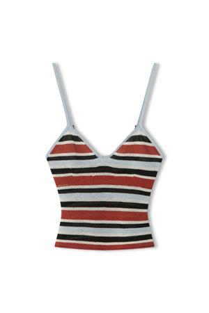 Cami Knit Top - Bold Stripe