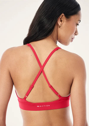 Lumen Sports Bra - Strawberry