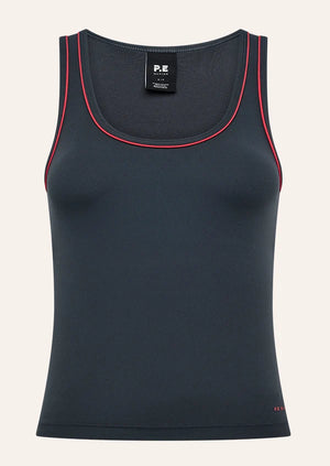 Spectrum Scoop Tank - Asphalt / Strawberry