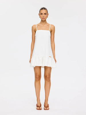 Emilie Denim Dress - White