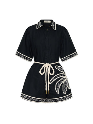 Zaria Playsuit - Black