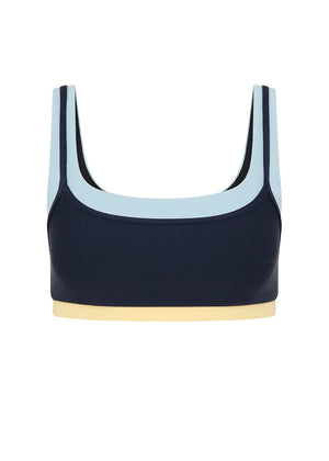 Hermosa Ava Double Layer Bra - Navy