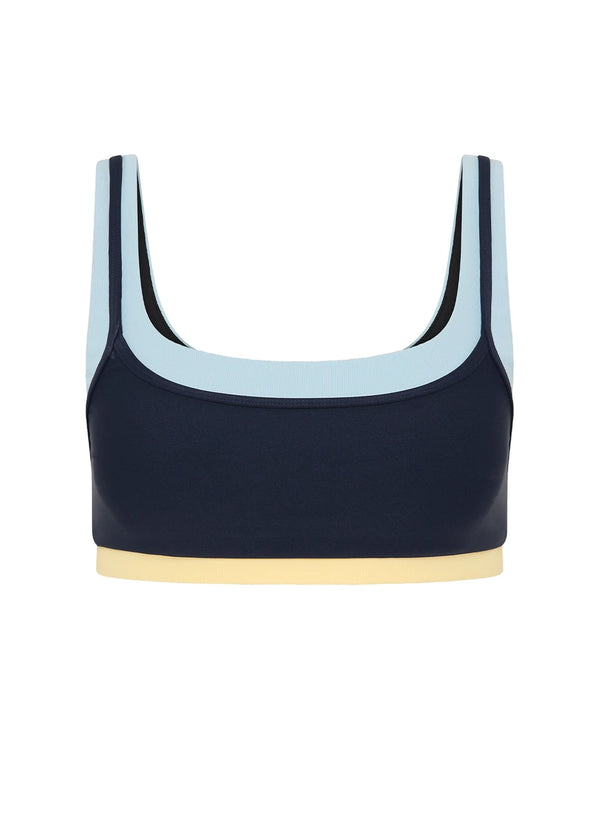 Hermosa Ava Double Layer Bra - Navy