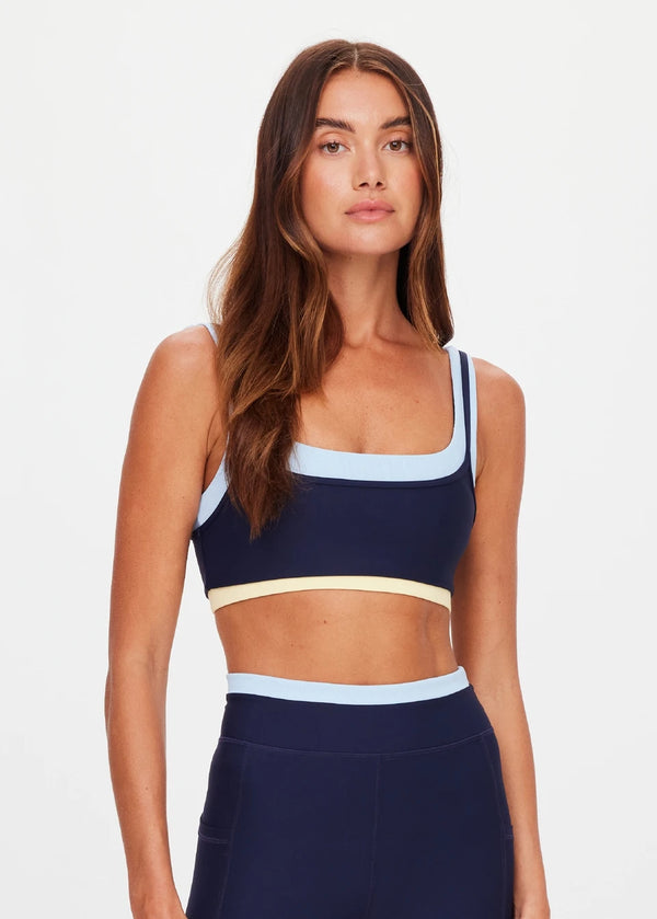 Hermosa Ava Double Layer Bra - Navy