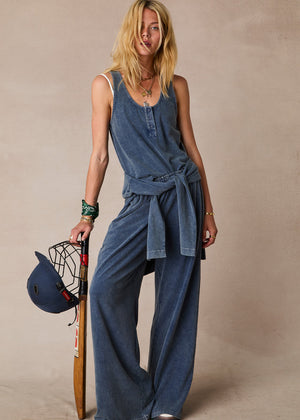 Soho Tokio Wide Leg Pant - Denim