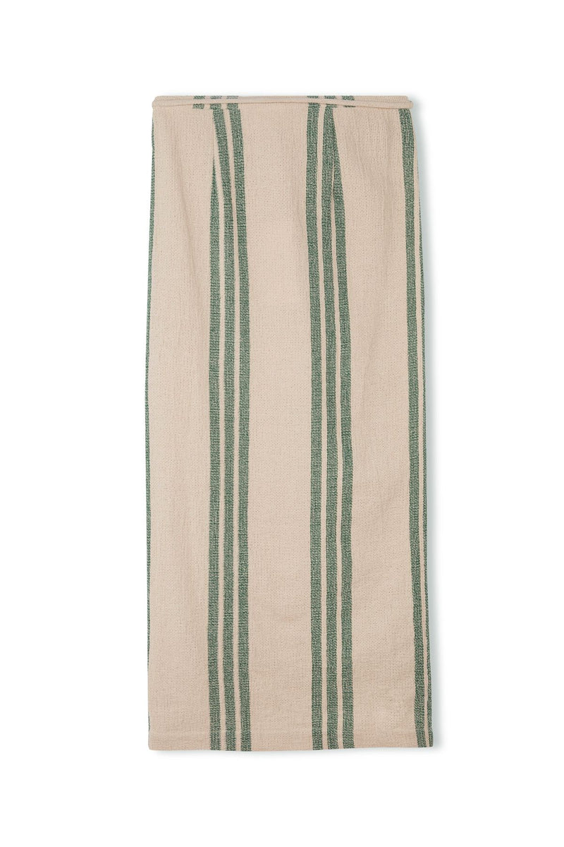 Sand Stripe Organic Cotton Wrap Skirt