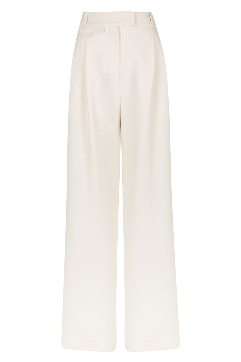 Irena Highwaisted Tailored Pant - Ivory