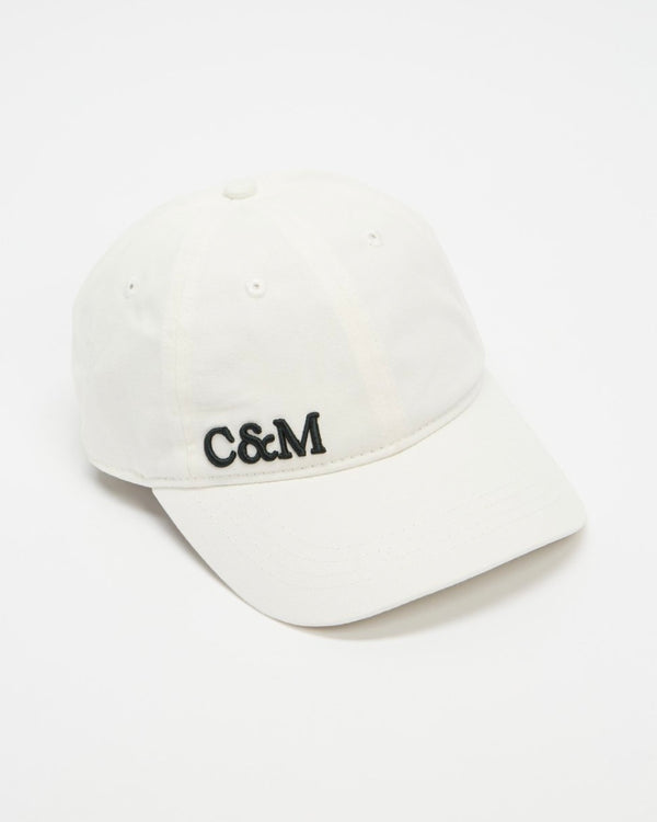 Valencia Embroidered Cap - White