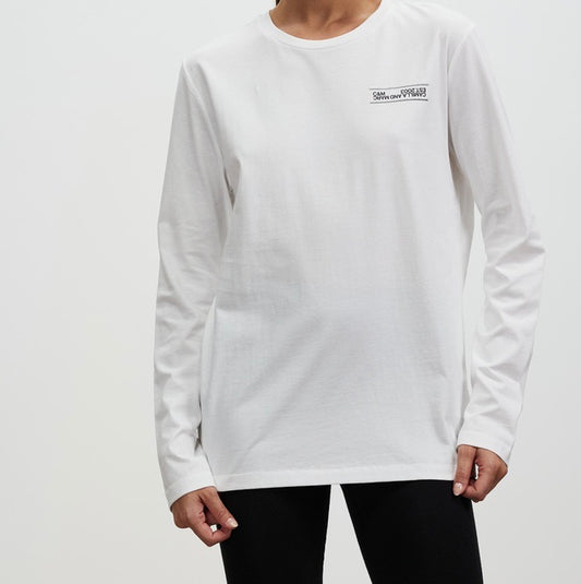 Cab Long Sleeve Tee - Soft White