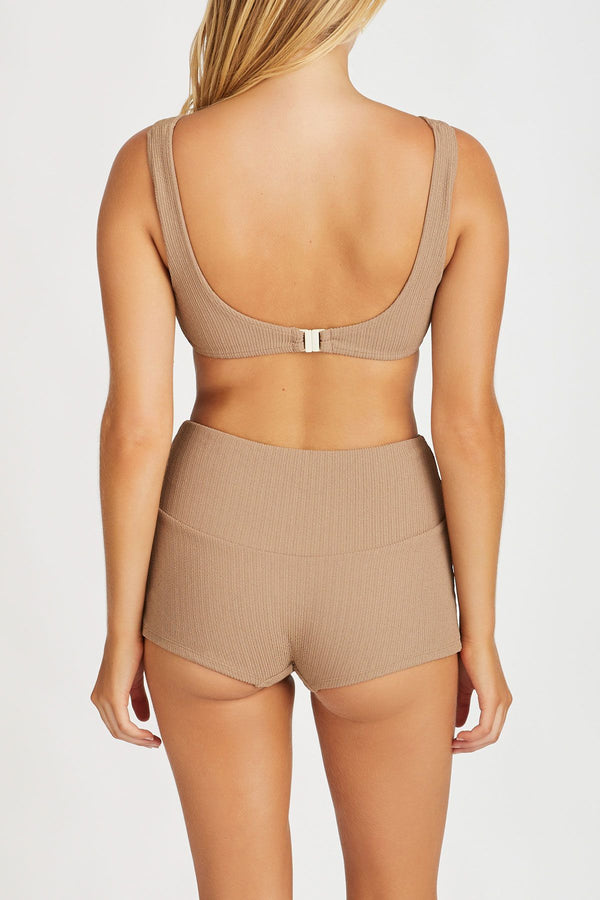 Cocoa Crinkle Boy Short