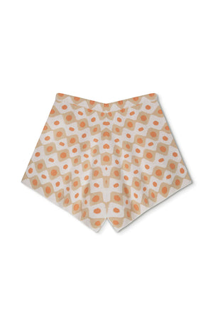 Tangerine Tile Knit Short