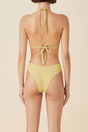 Citrus Halter Rib Bikini Top