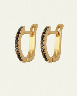 Lyre Earrings - Gold