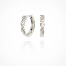 Helix Small Hoops Silver