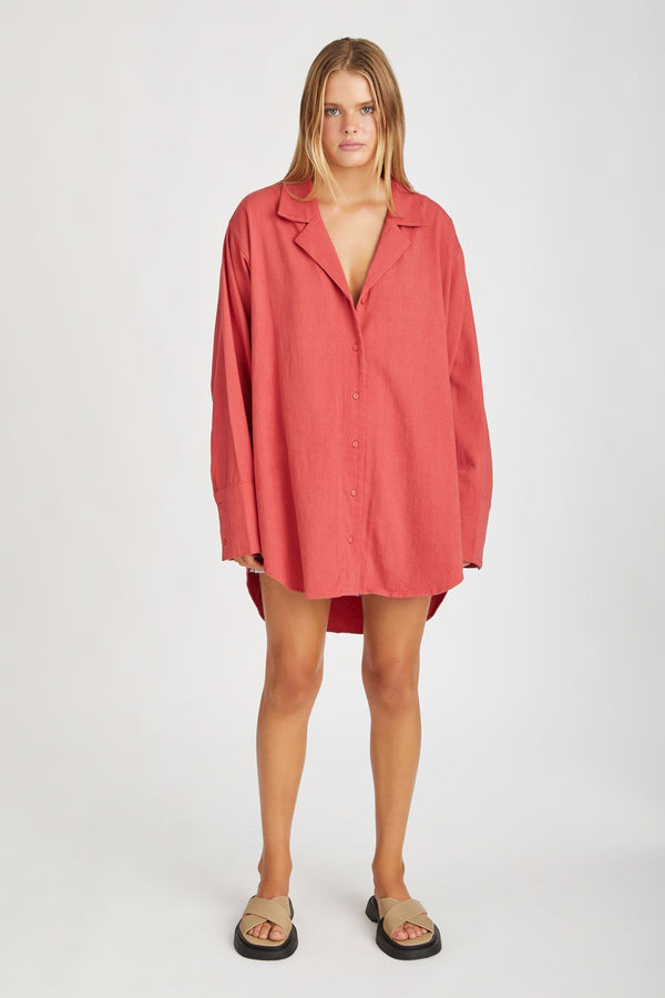 Rio Red Organic Cotton Shirt