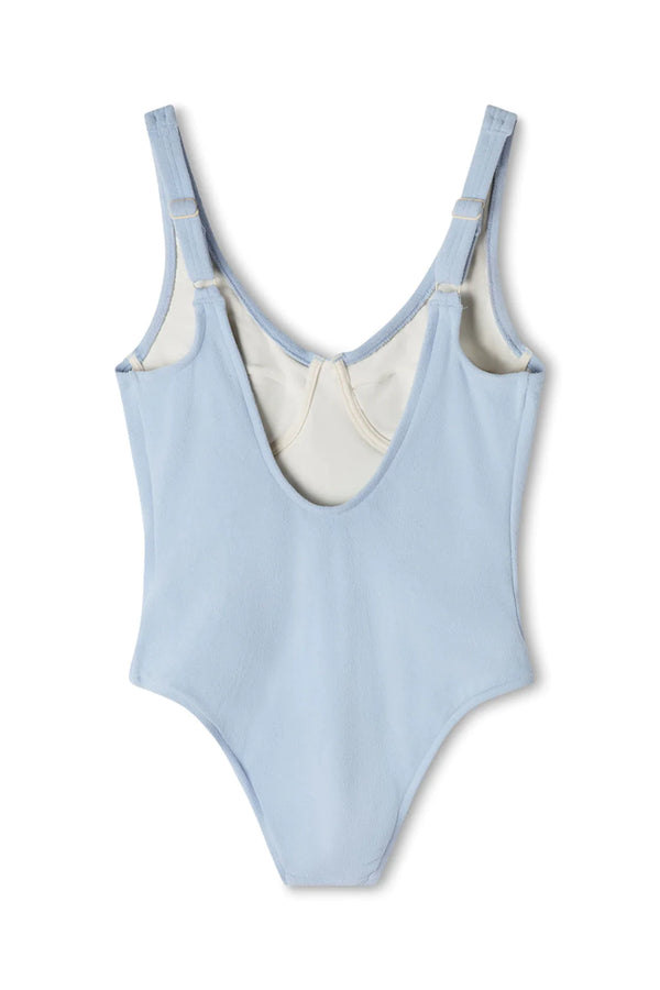 Cool Blue Towelling Onepiece