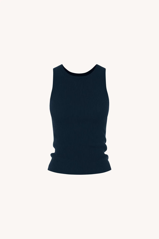 Gemma Knit Tank - Ink